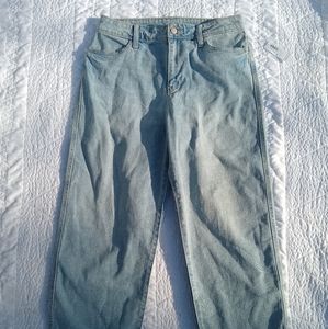 Cropped mom jean/wide leg jeans (Size 6)